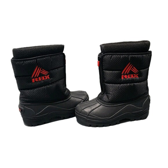 RBX Boys Winter Snowboots Black Size 3M - Picture 1 of 9